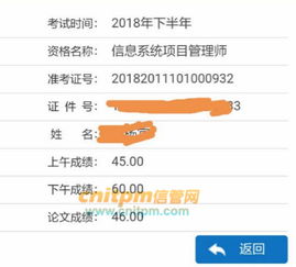 信管網(wǎng)2018年下半年信息系統(tǒng)項(xiàng)目管理師通過學(xué)員成績分享